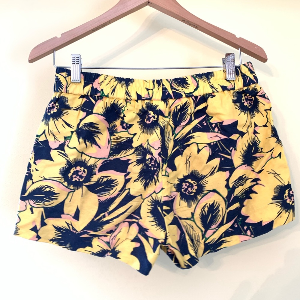 Floral Linen Shorts
